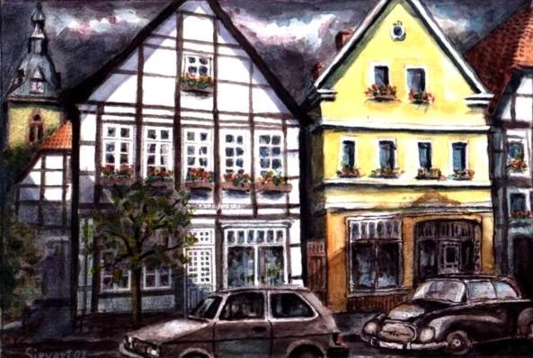 Ferienwohnungen Cafe Cup Detmold Luaran gambar